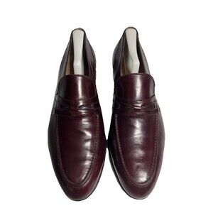 Bruno Magli 35170 Men’s Penny Loafers Oxblood Slip-on Size 11 W